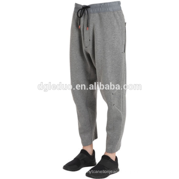 Custom design lace-up cotton fit pants for men